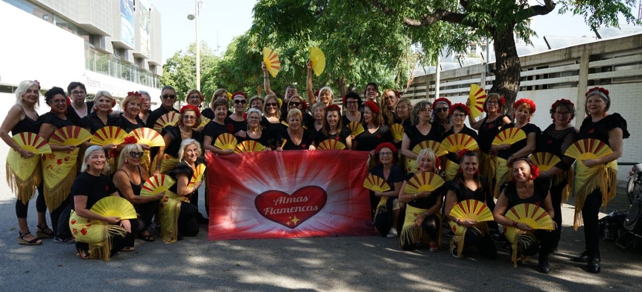 El grupo Almas Flamencas al completo